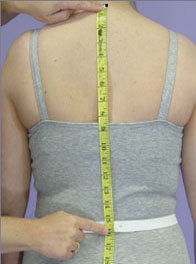 Center Back Nape to Waist