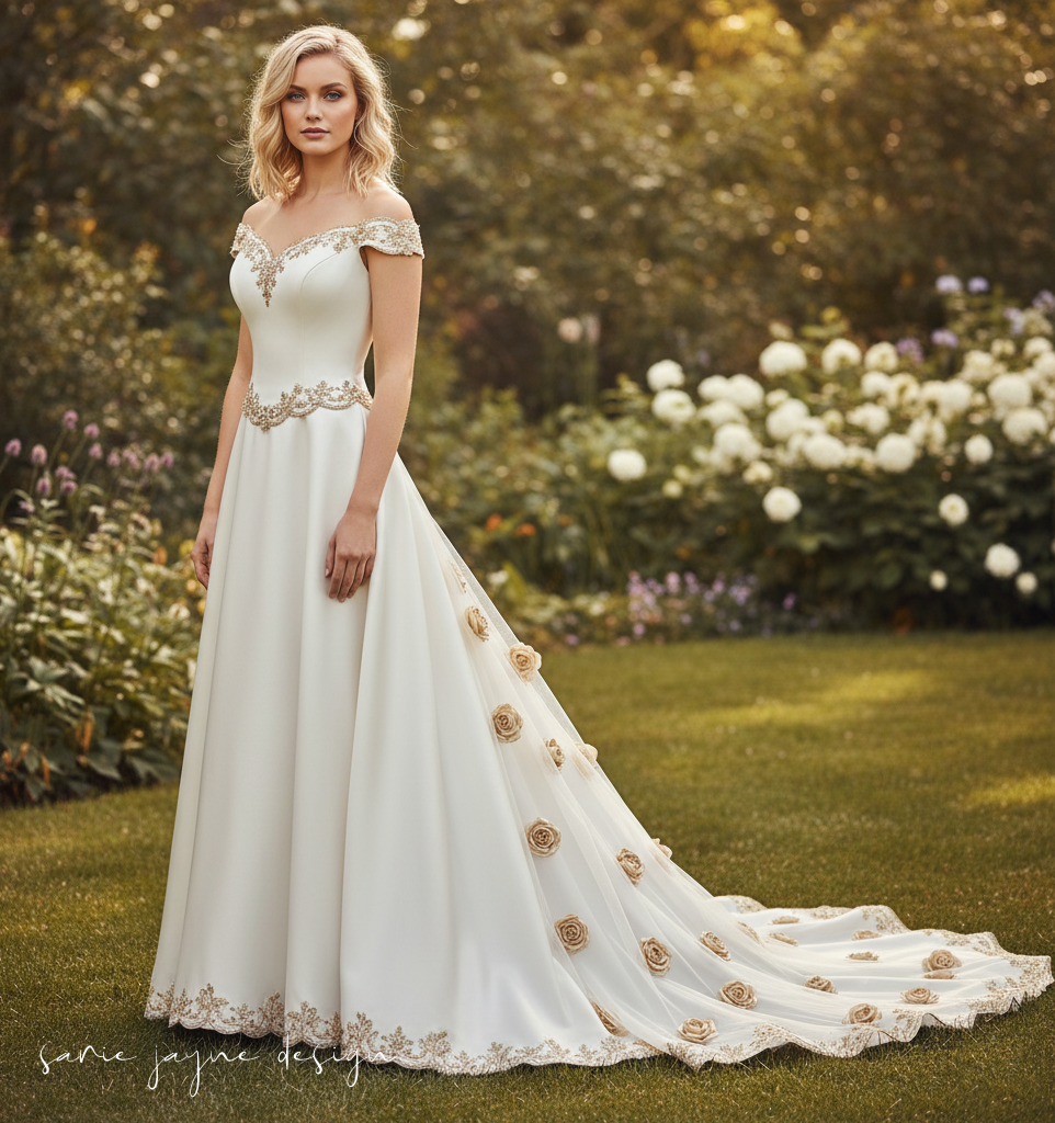 Our Elegant Wedding Gown Ajisai