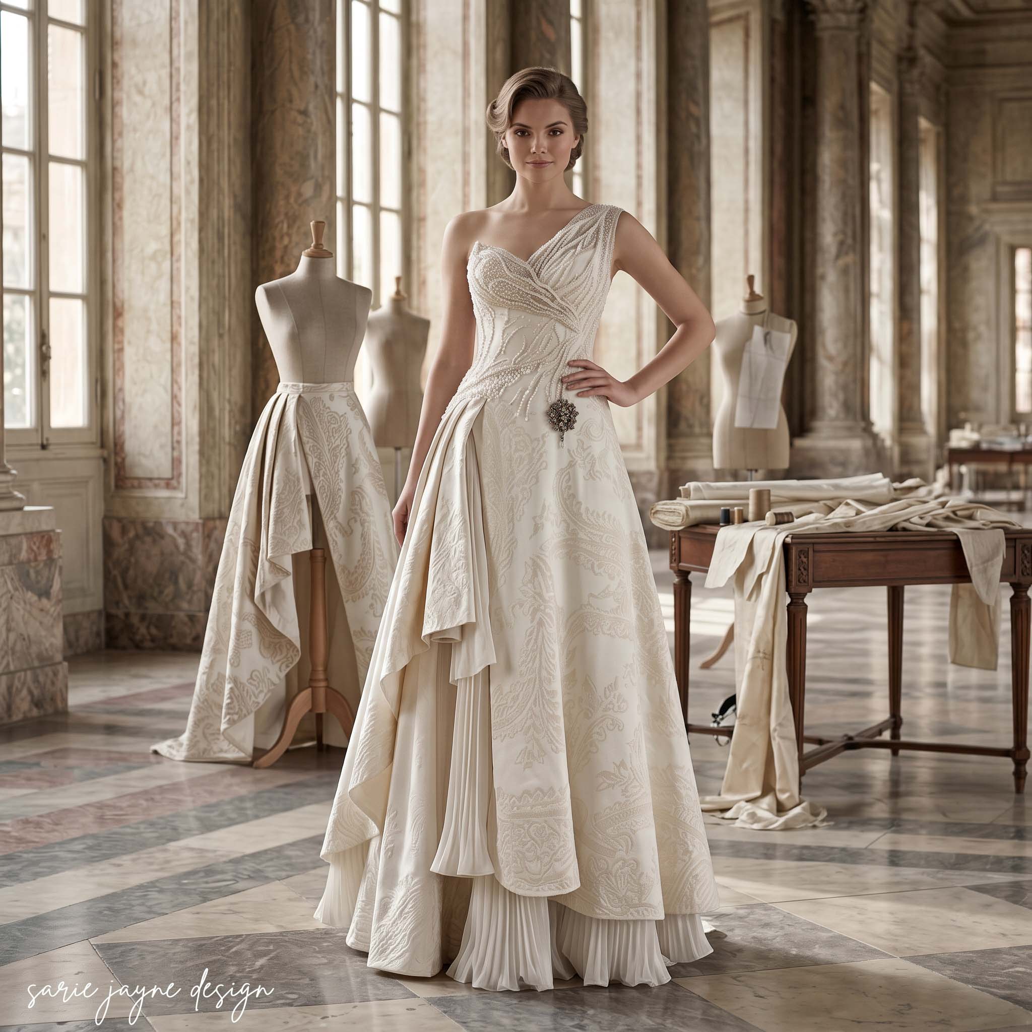 Our Elegant Wedding Gown Bridgett