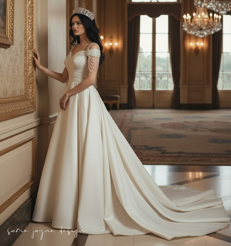 Our Elegant Wedding Gown Catherine