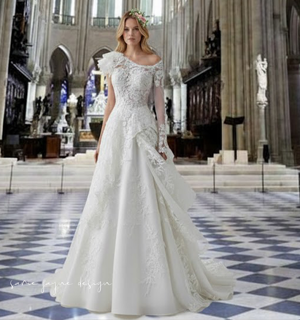 Our Elegant Wedding Gown Dame