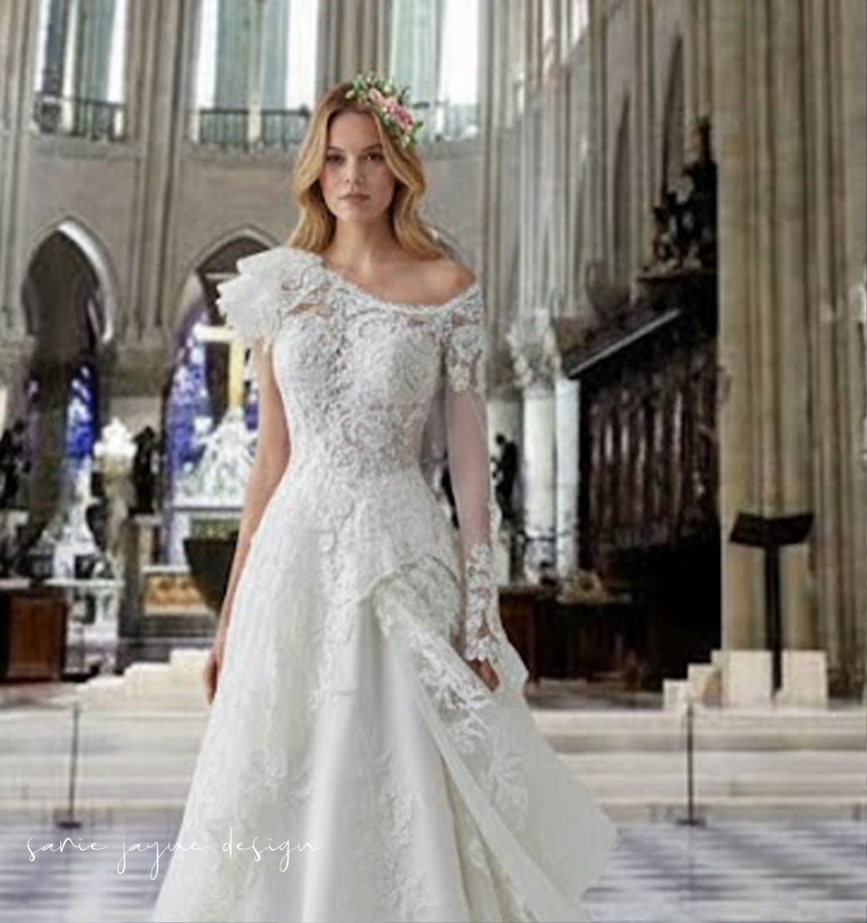 Our Elegant Wedding Gown Dame