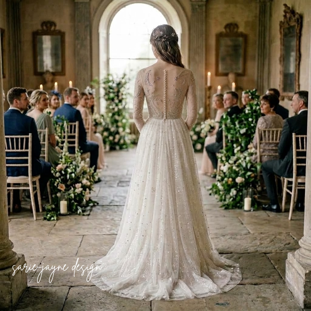 Our Elegant Wedding Gown Celestine