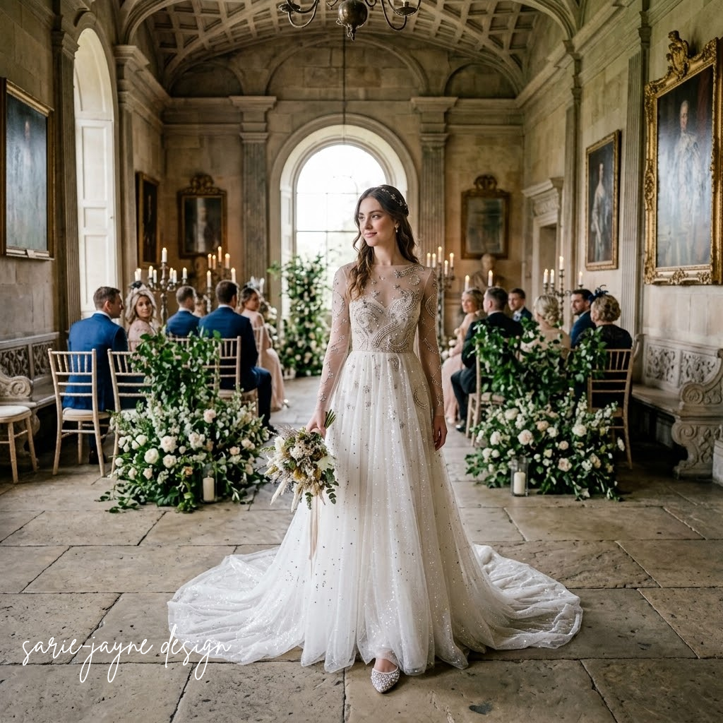 Our Elegant Wedding Gown Celestine