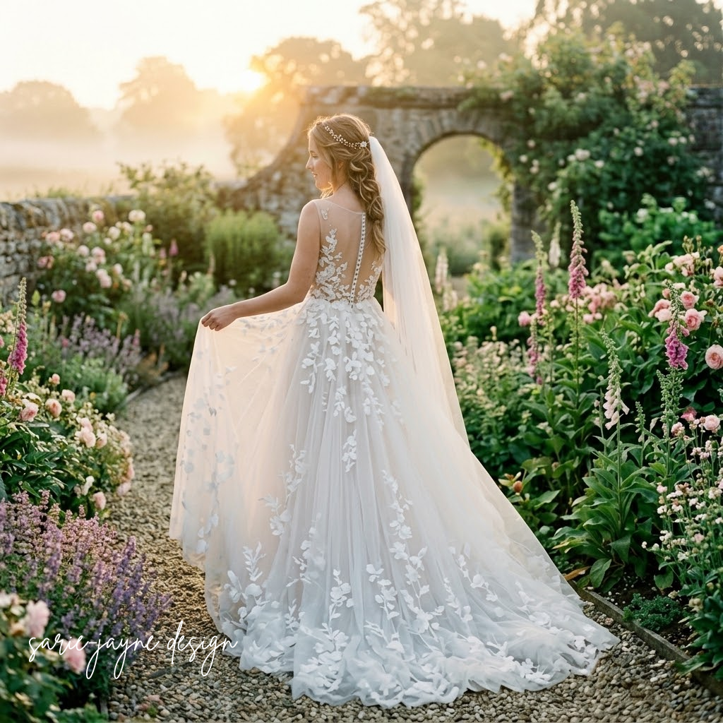 Our Elegant Wedding Gown Dawnfall