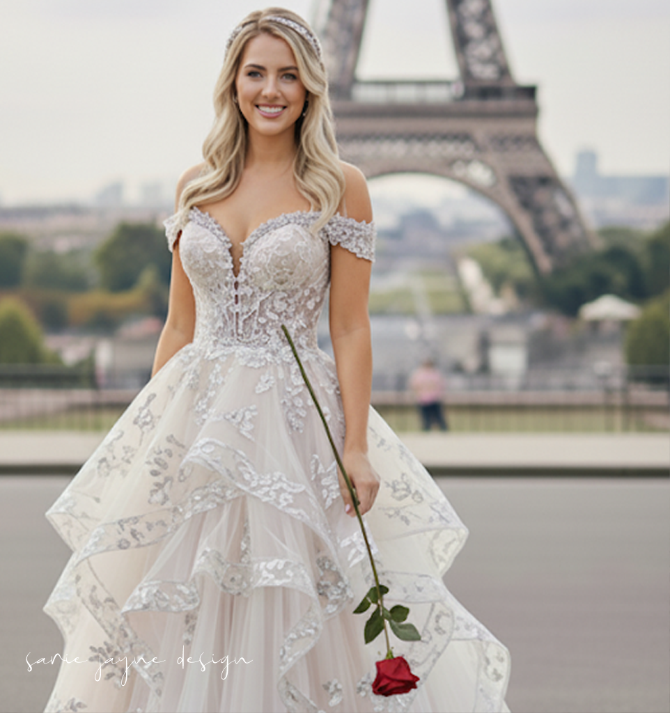 Our Elegant Wedding Gown Paris