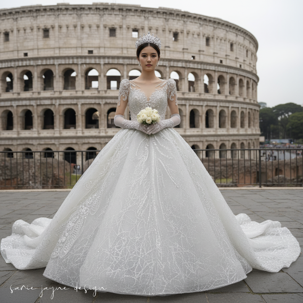 Our Luxurious Wedding Dress Roma