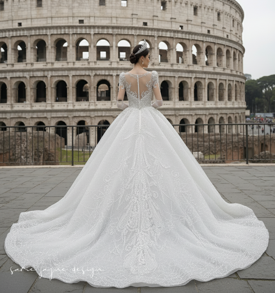 Our Elegant Wedding Gown Roma